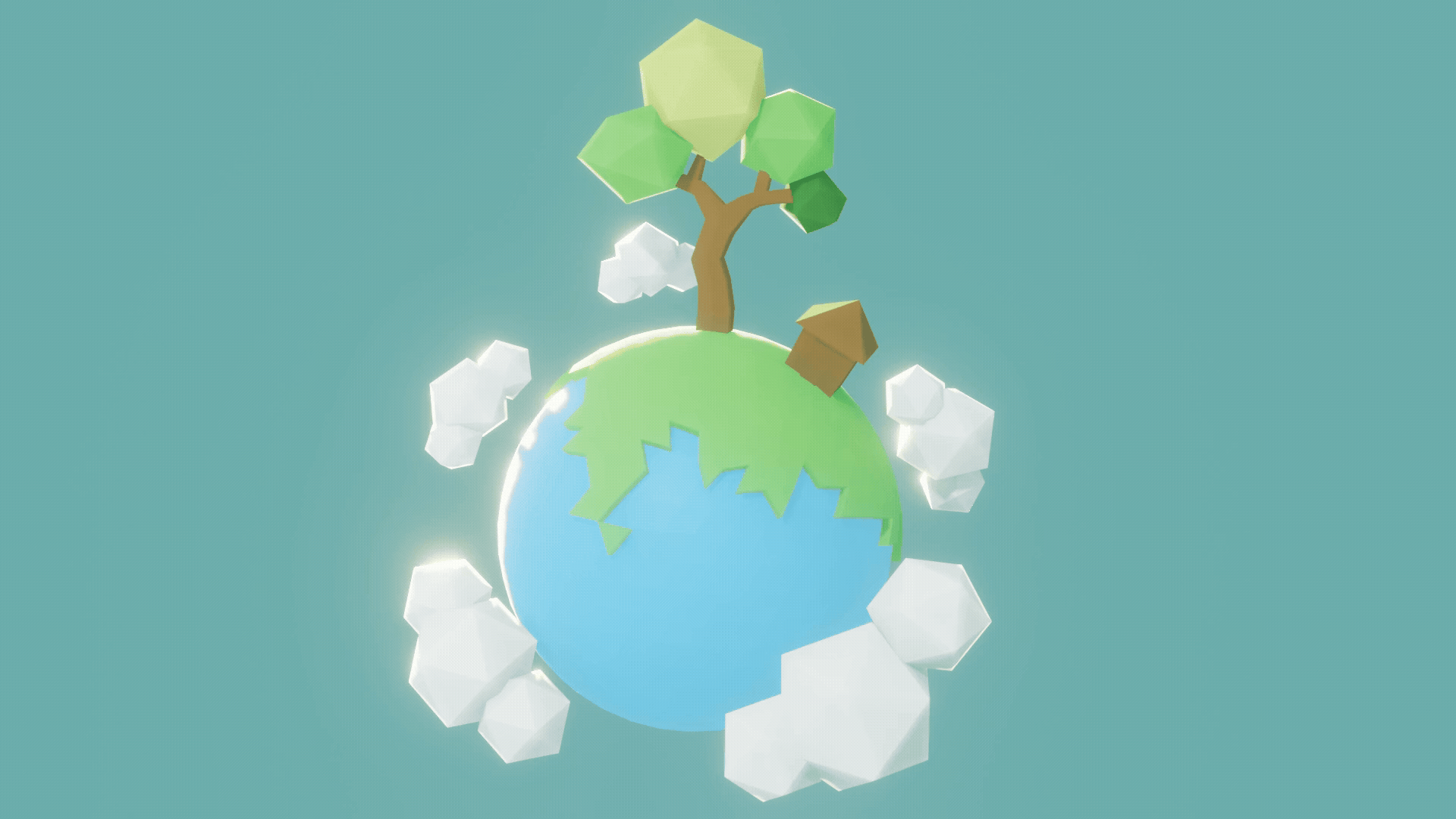 Rotating planet