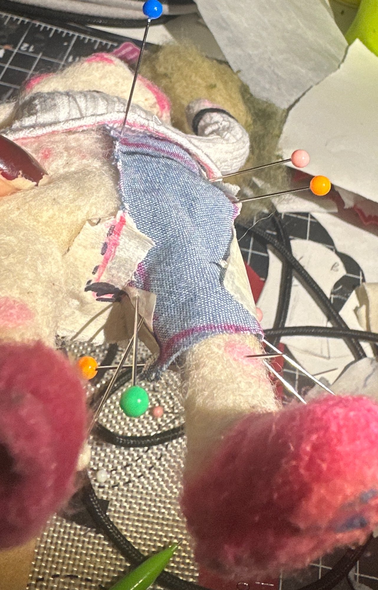 Hand-sewing waistband