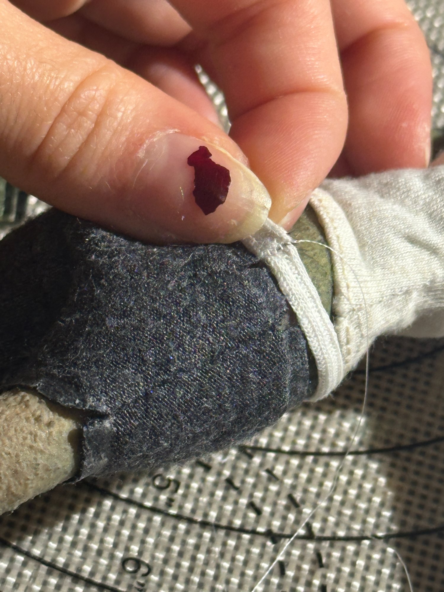 Boxer shorts being fitted