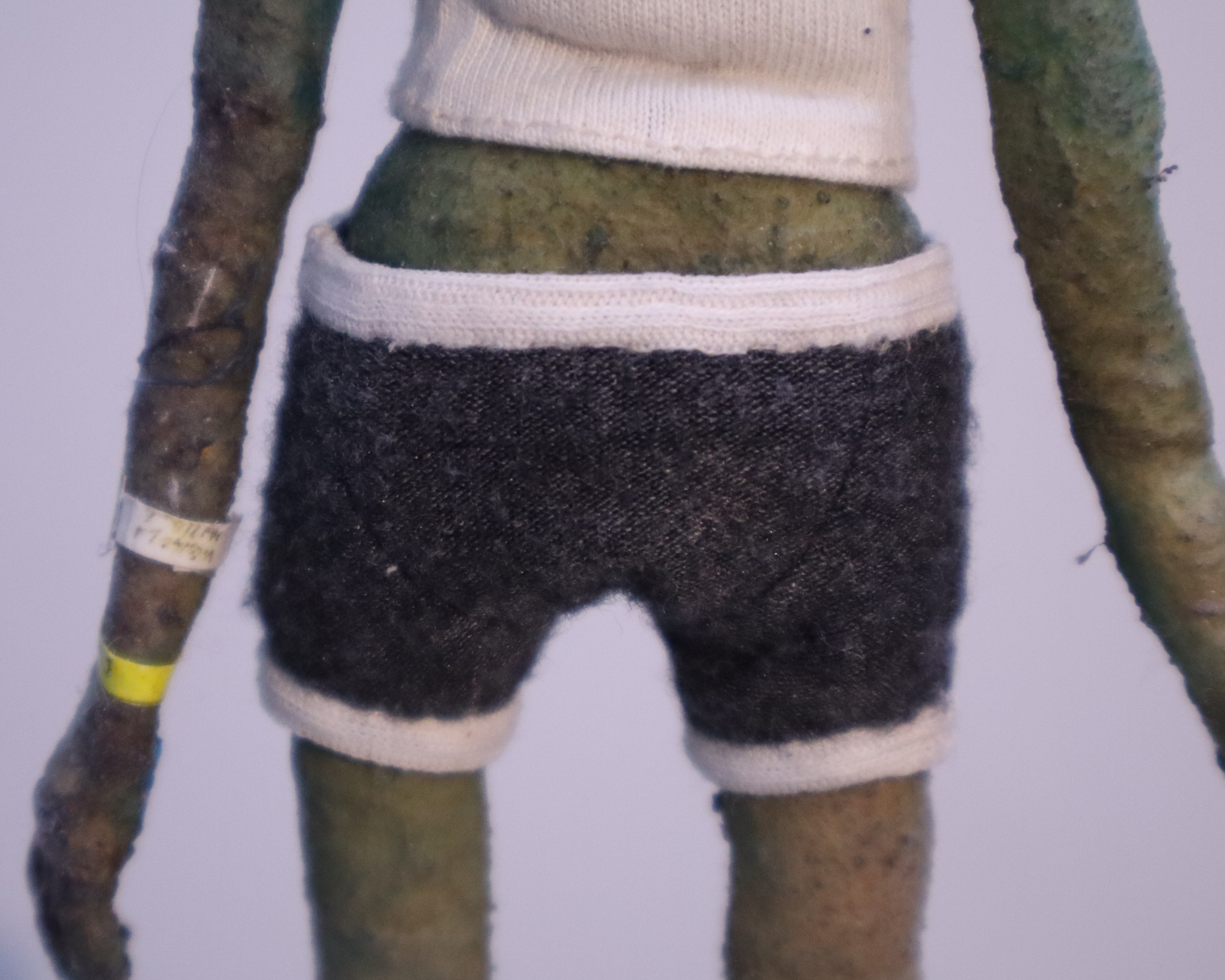 Boxer shorts close up detail