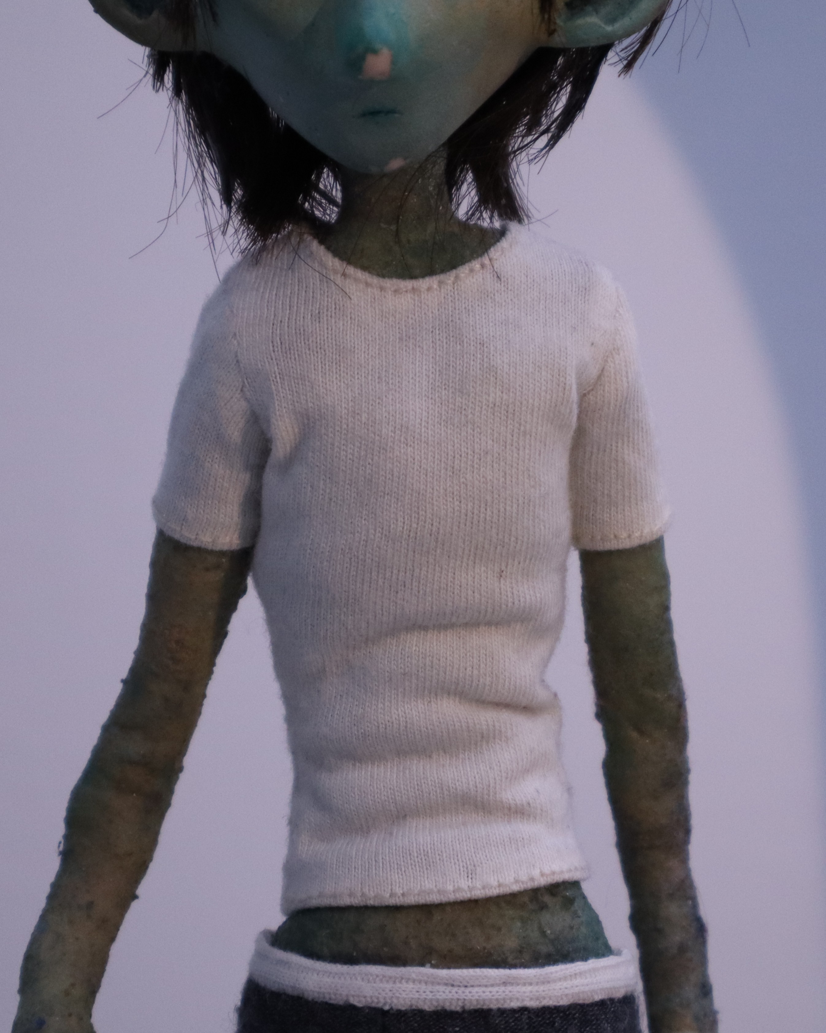 Shirt without lining side view